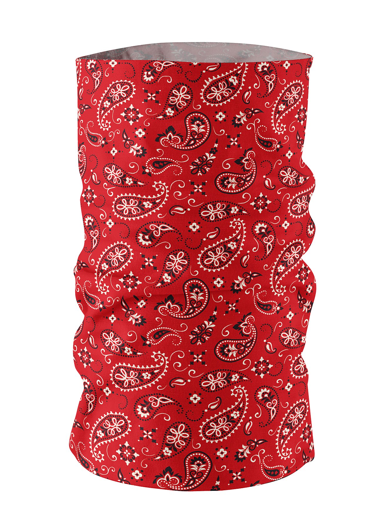 Sciarpa tubolare bandana rossa