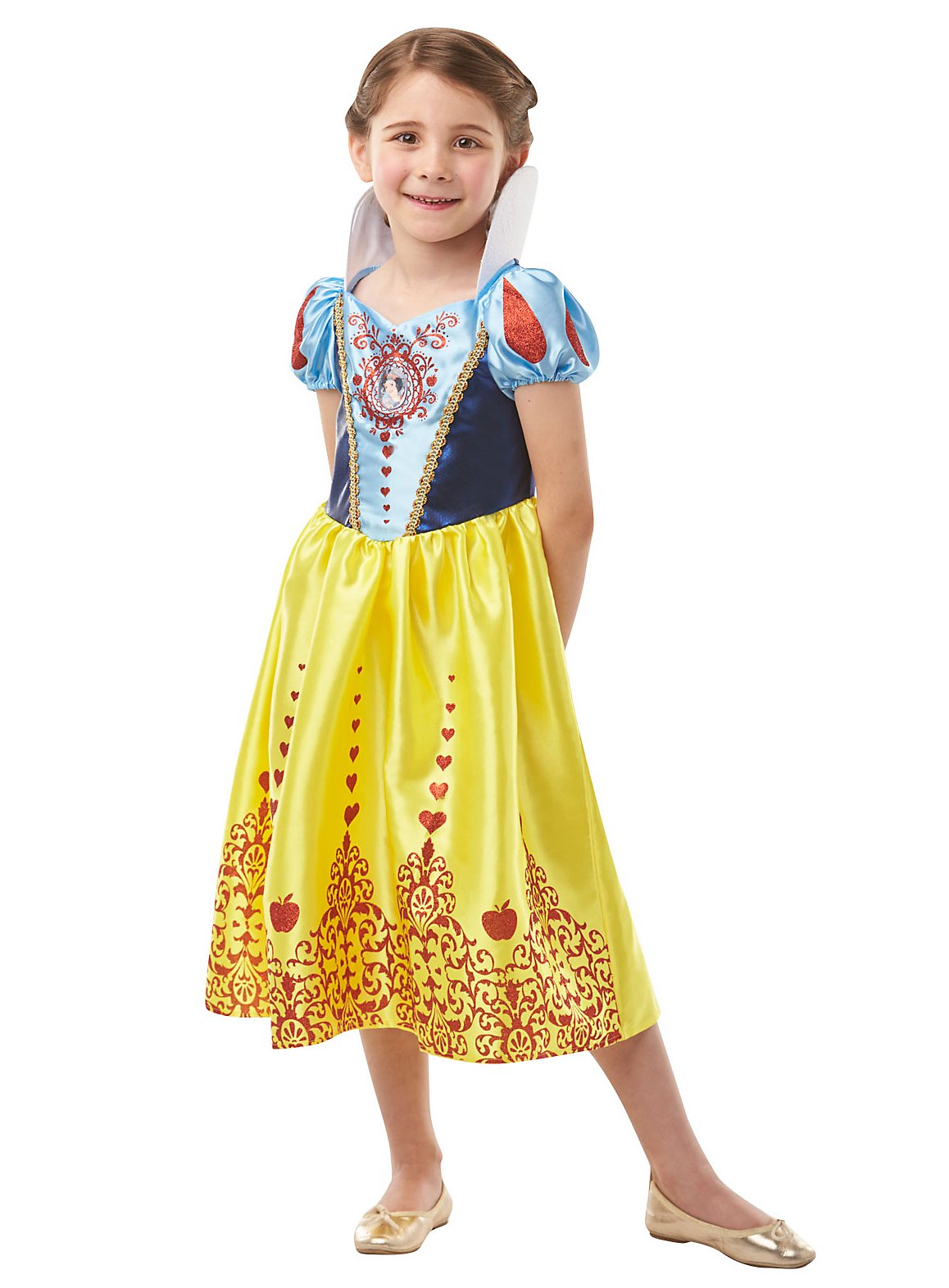 Disney princess snow white glitter dress for kids
