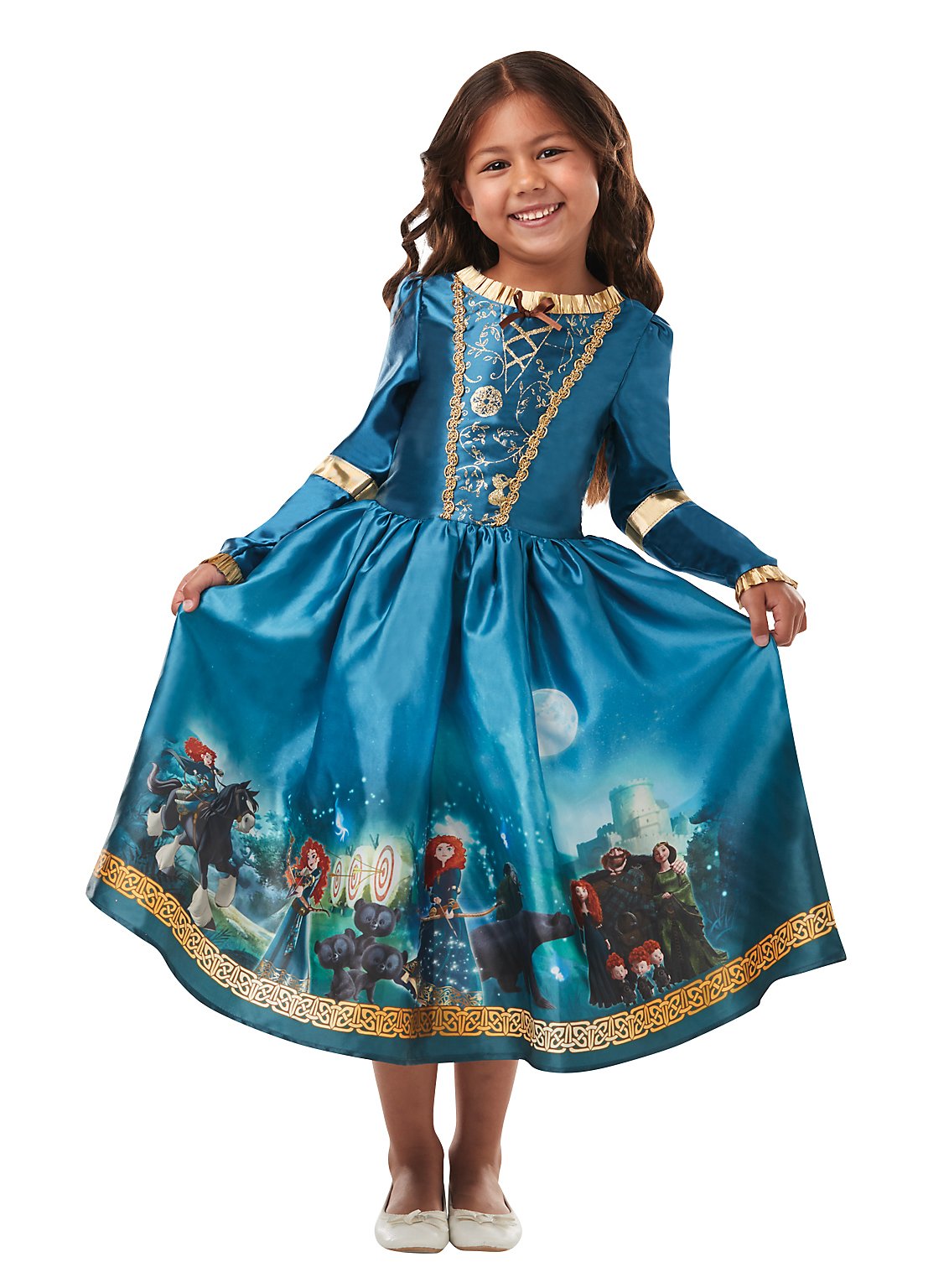 Vestido de Ensueño de la Princesa Disney Mérida para Niñas