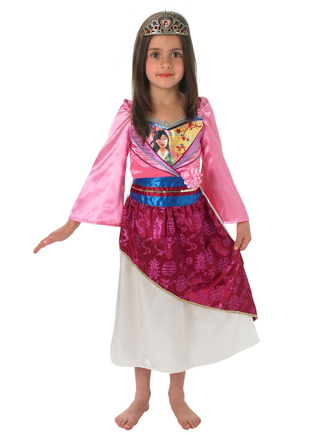 Costume brillant de la princesse Mulan de Disney pour enfants