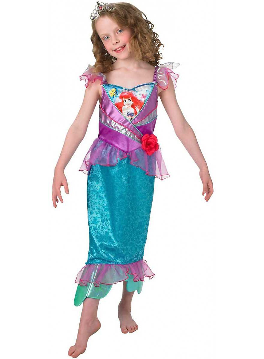 Costume brillant de la princesse Disney Arielle pour enfants