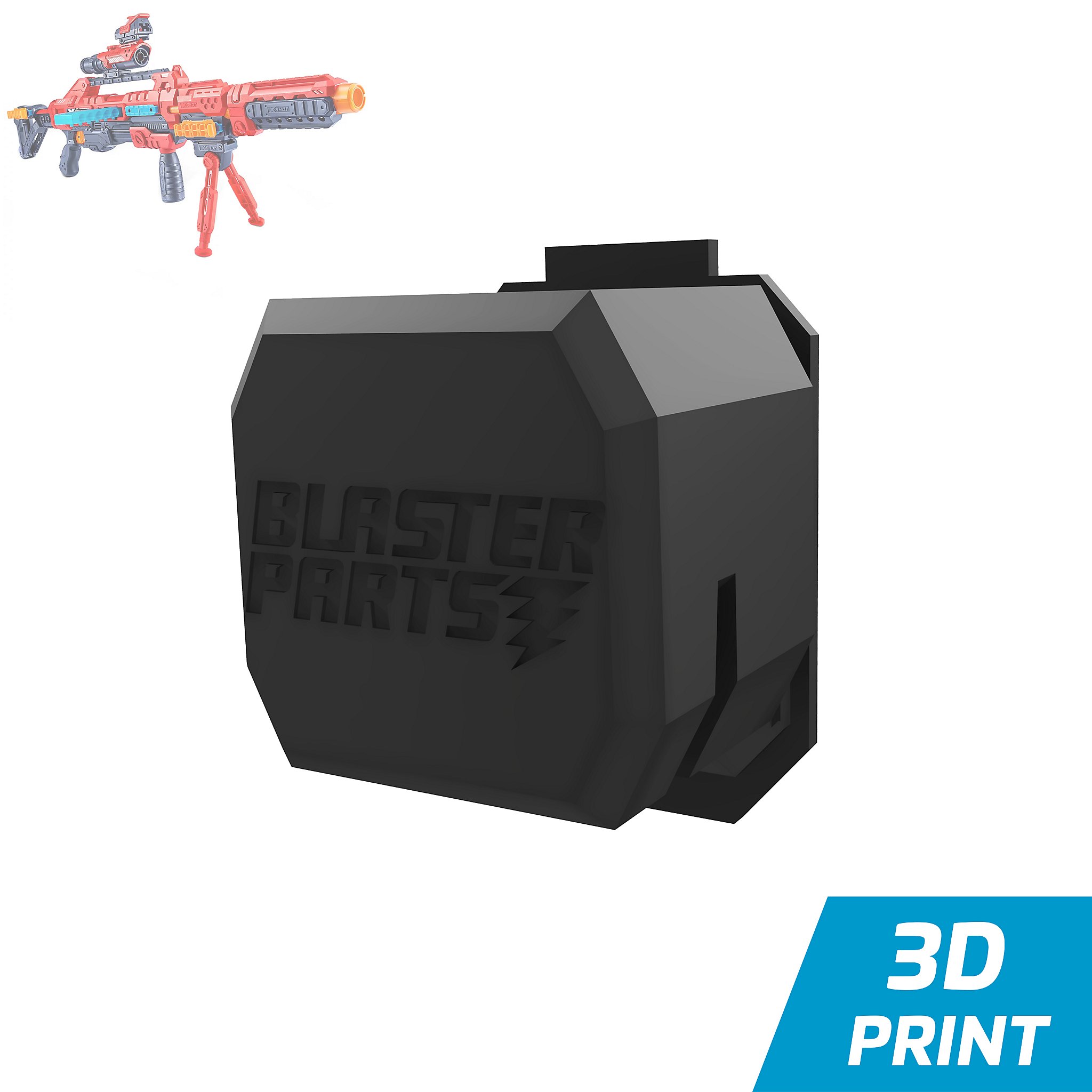 Blasterparts - Regenerator Schulterstüzen-Adapter für Nerf und Worker