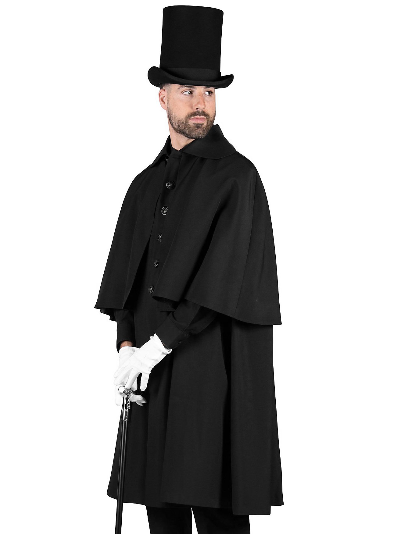 Coachman coat black