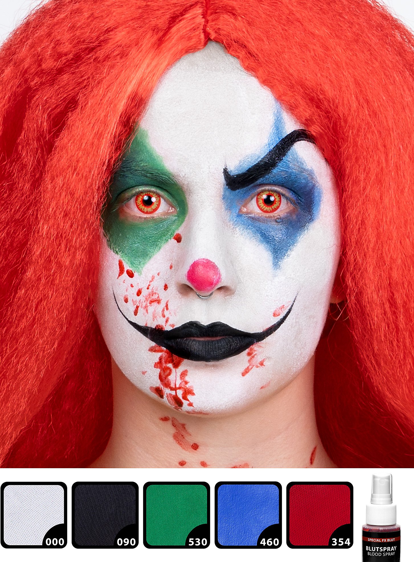 Horror Clownesse Make Up Set