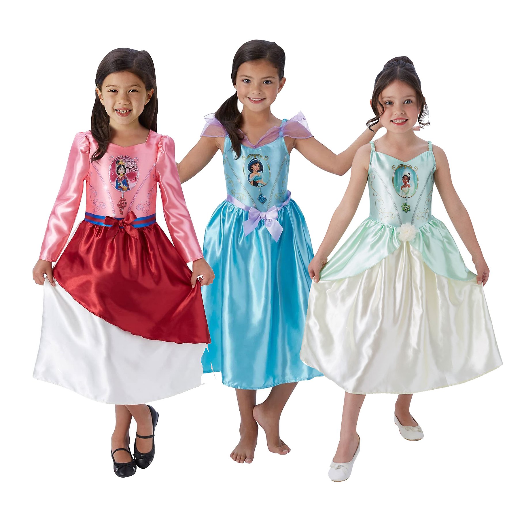 Disney princess dress-up box for children with 3 costumes