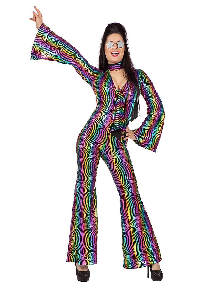 Psychedelisch Disco Catsuit Kostuum