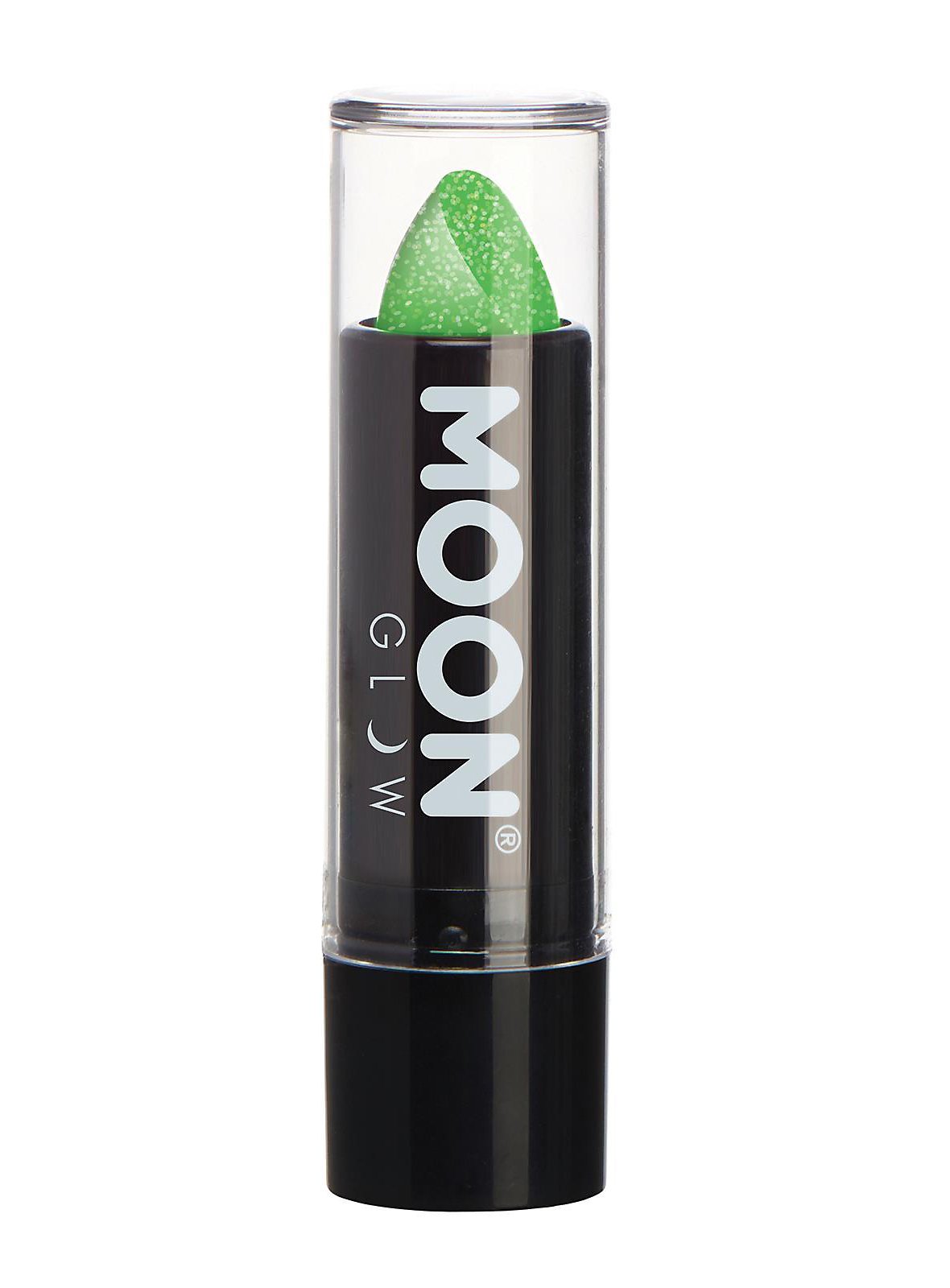 Moon Glow Rouge à lèvres néon UV pailleté vert