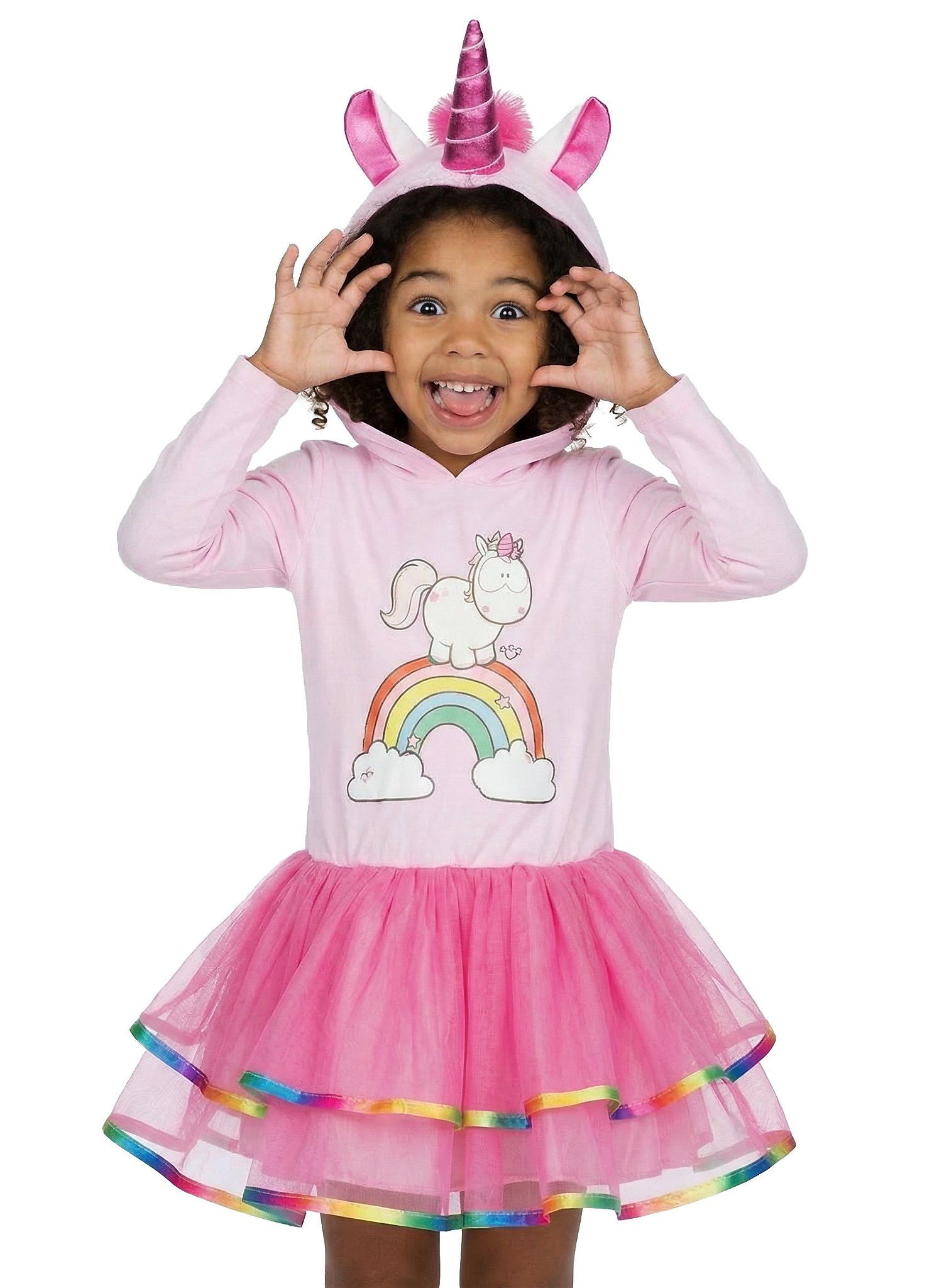 Robe à capuche licorne Theodor pour enfants