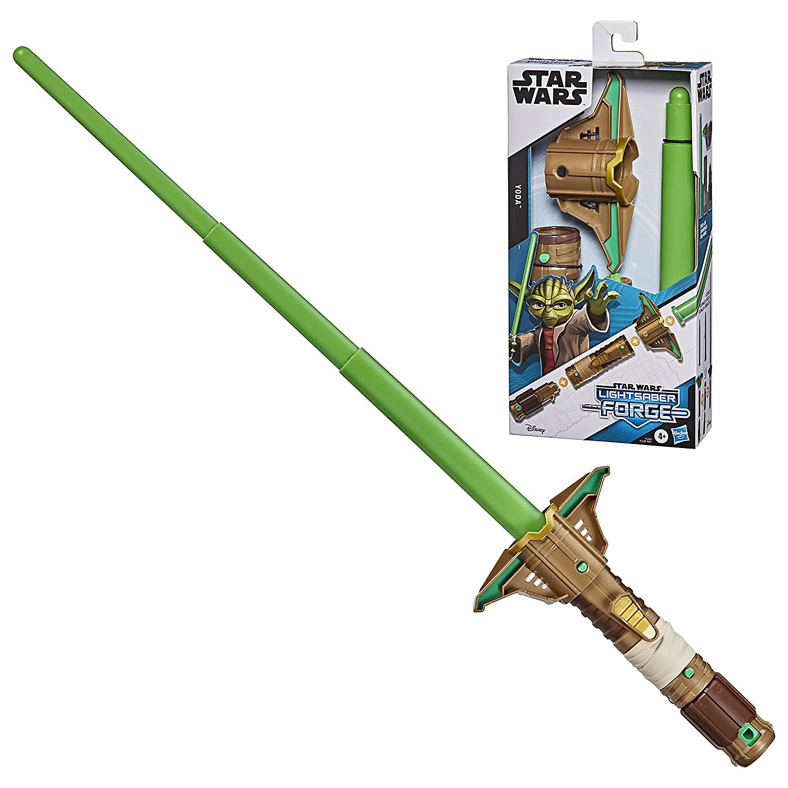 Star Wars Lightsaber Forge Yoda sabre laser vert rétractable