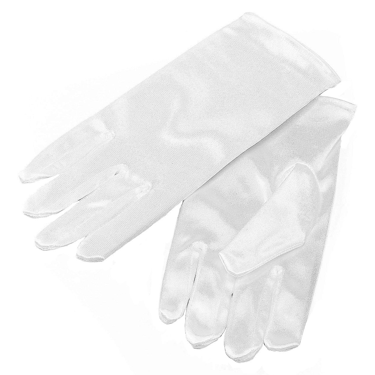 Superhero gloves for children white