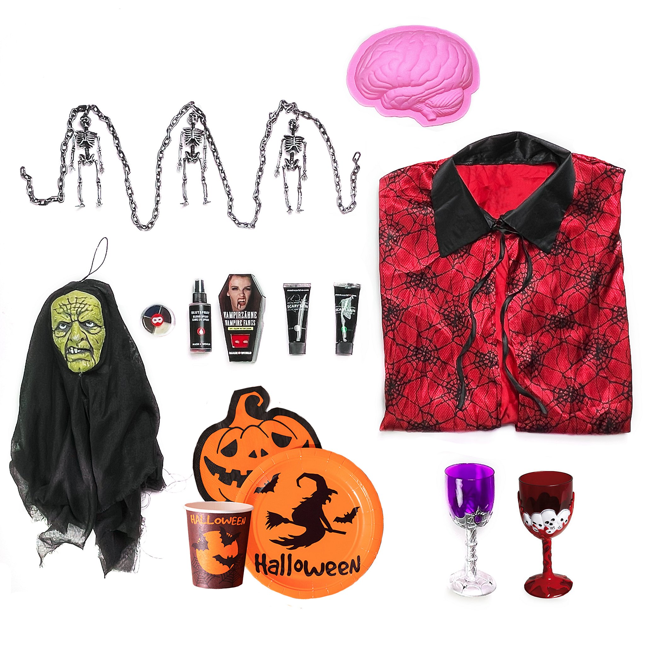 Halloween Party & Decoratie Box 34-delig