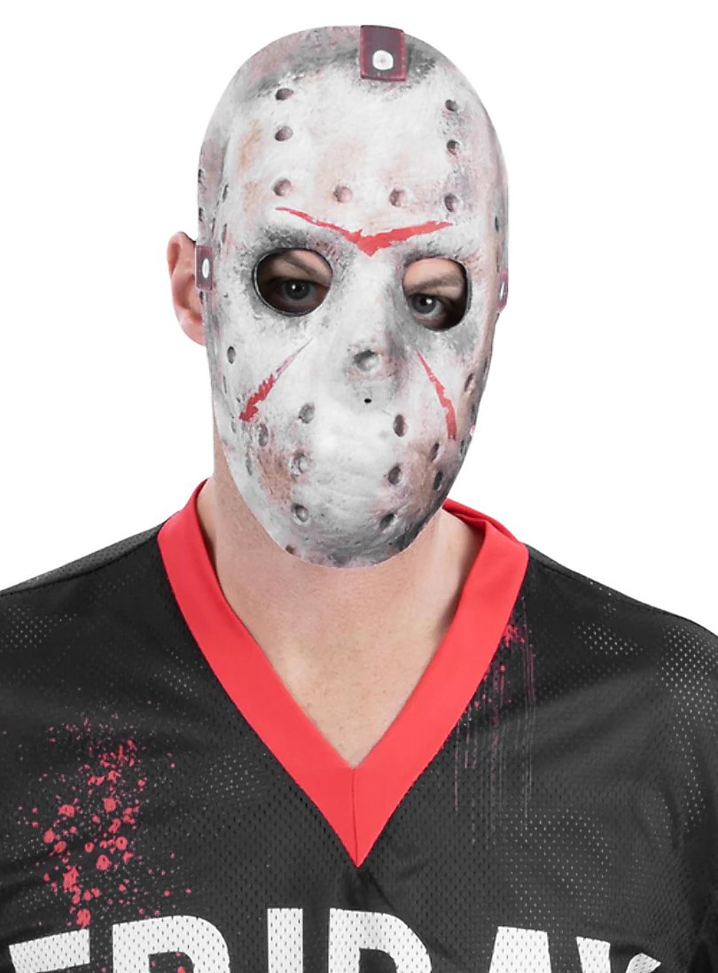 Freitag der 13. Jason Maske | Halloween Maske | Größe: | Farbe: Grau