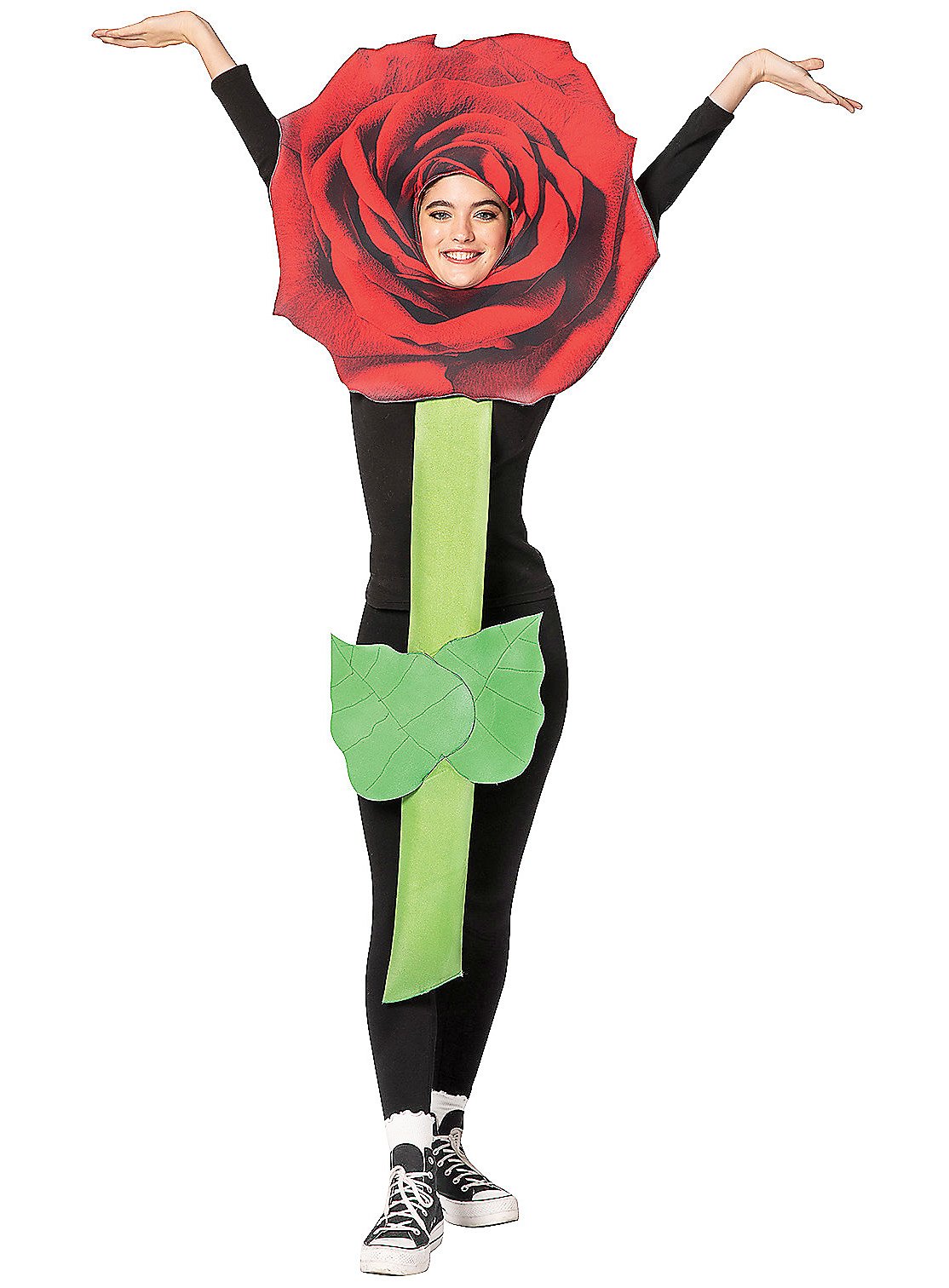 Rode roos kostuum