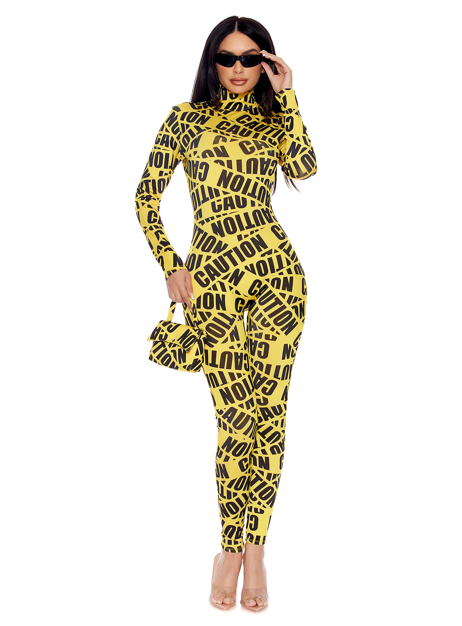 Caution Catsuit Kostuum