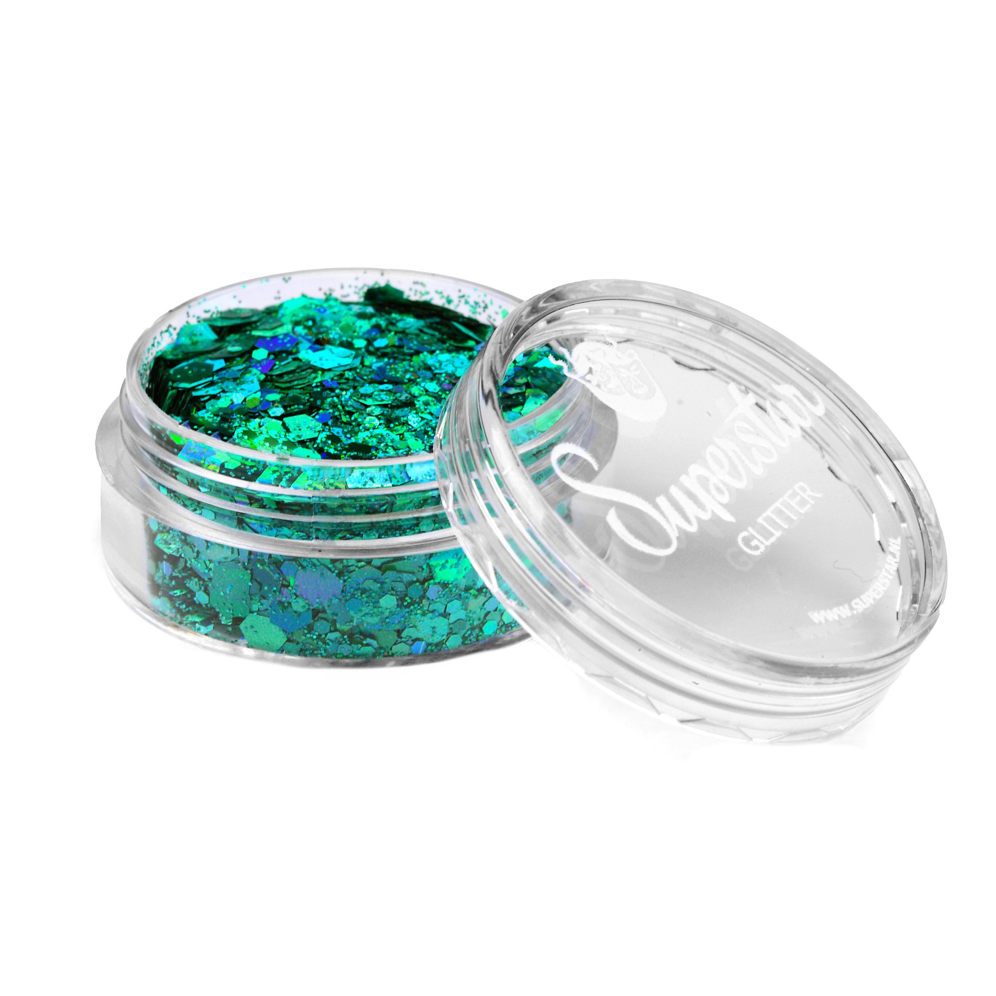 Coarse glitter laser turquoise 8 ml