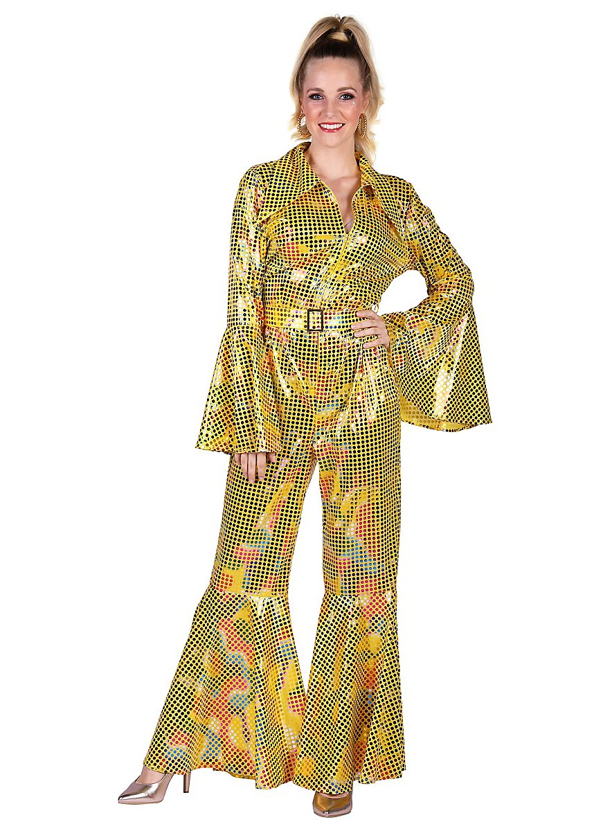 Catsuit da discoteca giallo