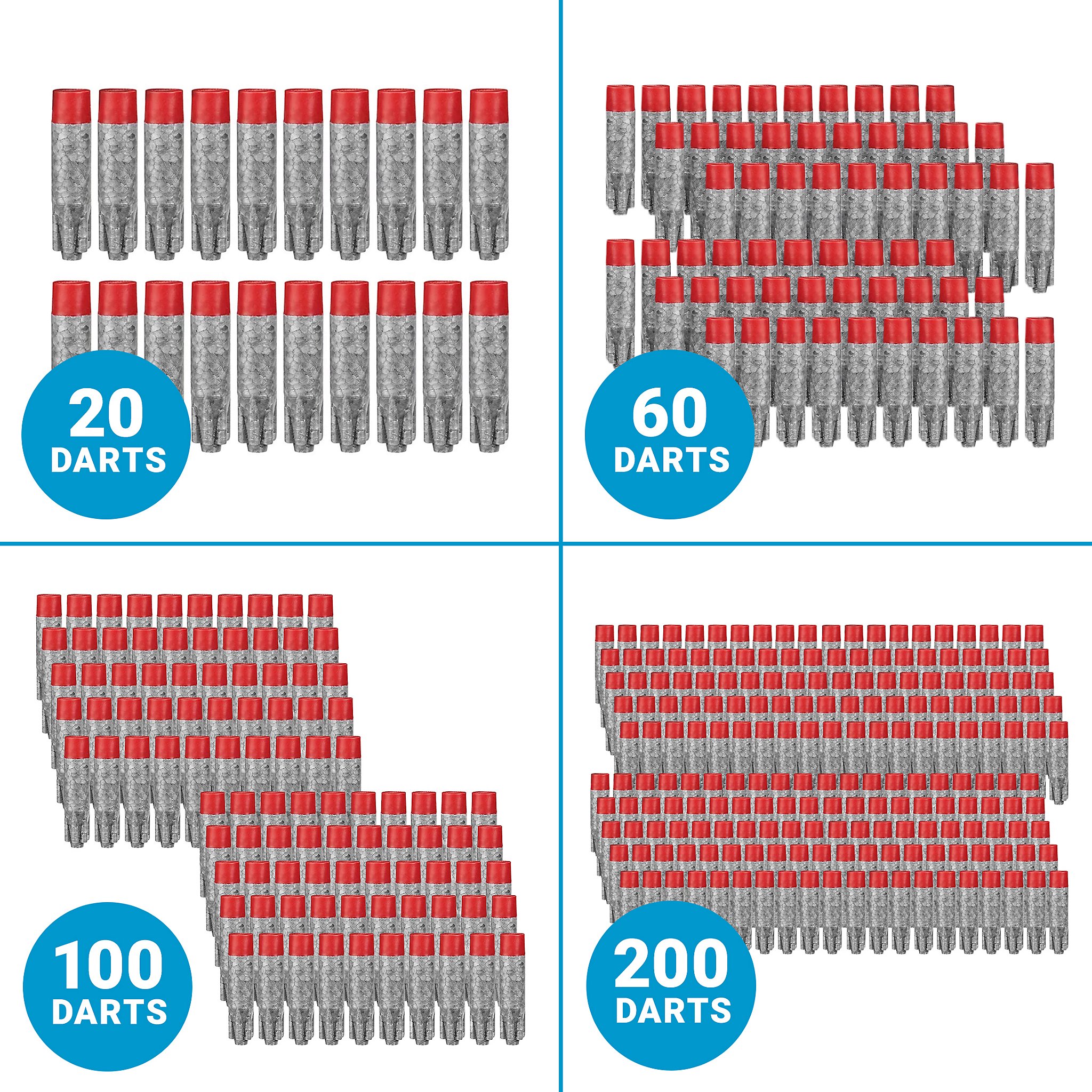 Refill Dart Pack - Nerf Ultra AccuStrike 20 / 60 / 100 / 200 Pc..