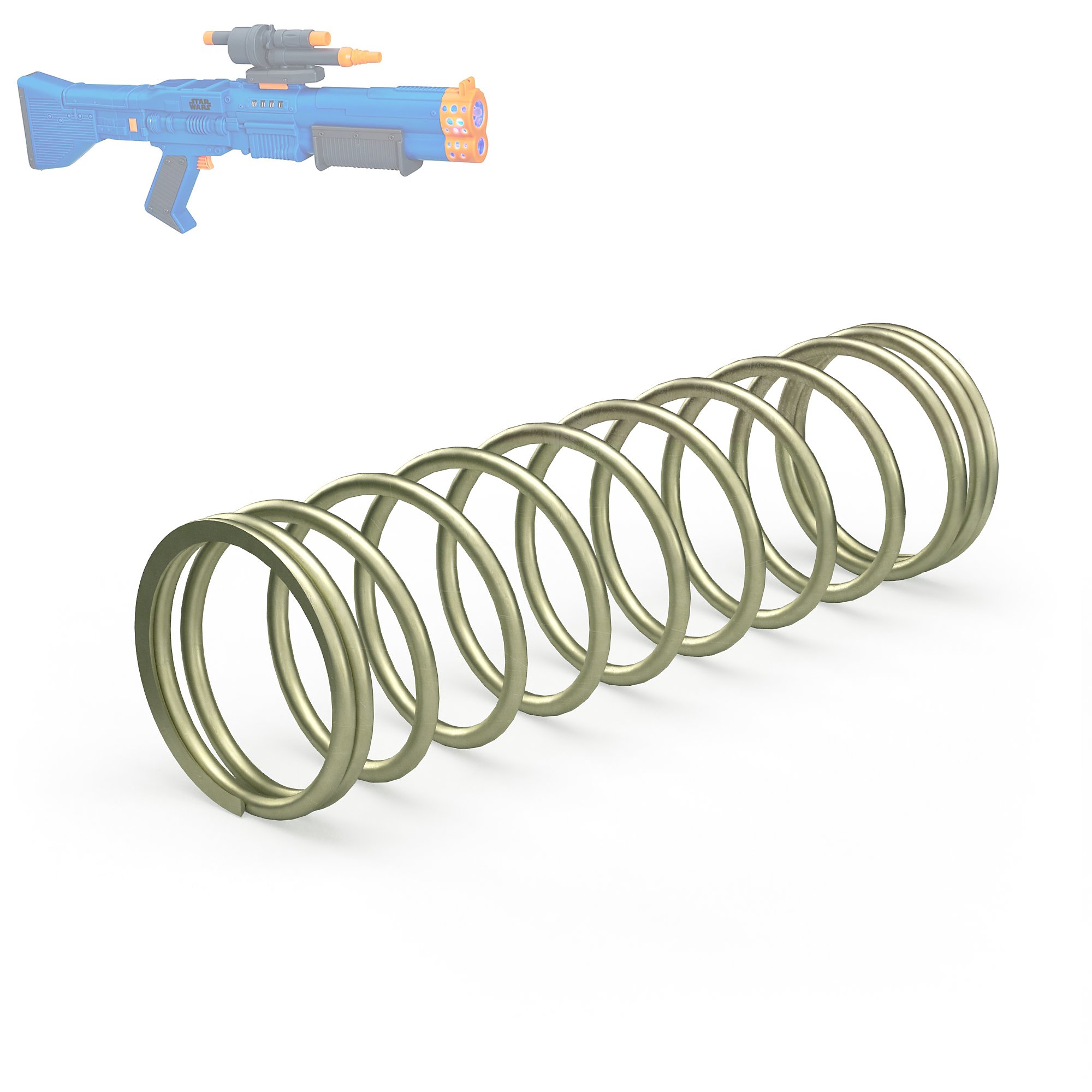 Blasterparts - Tuning-Feder passend für NERF - Star Wars Chewbacca Blaster