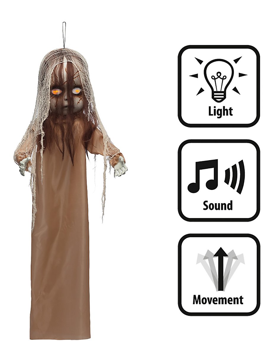 Decorazione di Halloween animata per bambini horror con luce e movimento