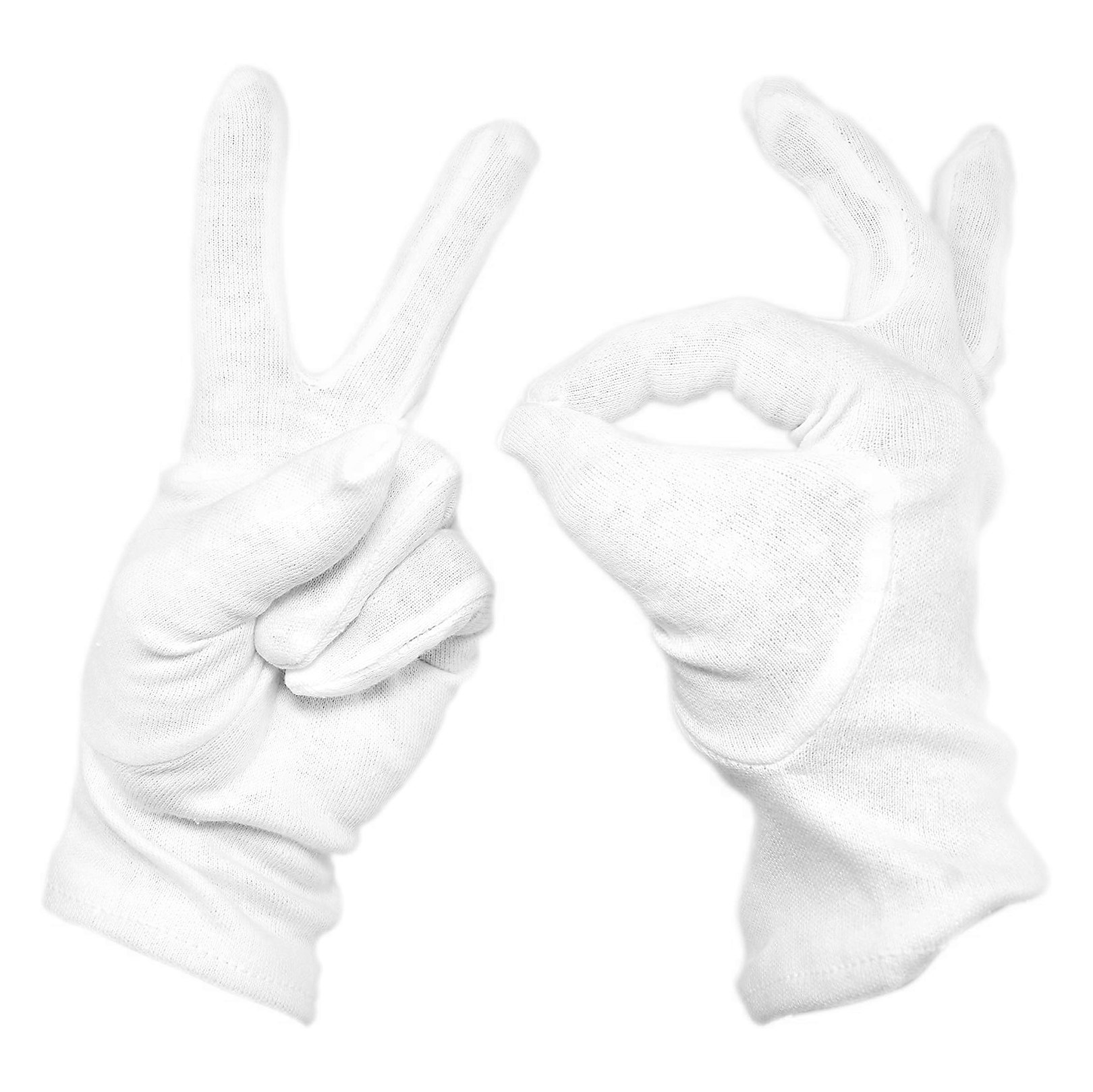 Guantes De Algodón Para Niños Blancos