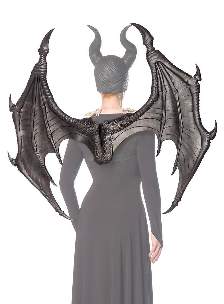 Dragon royal aile en caoutchouc noir