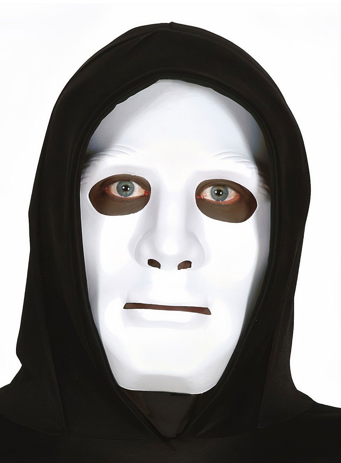 White Mime Half Mask