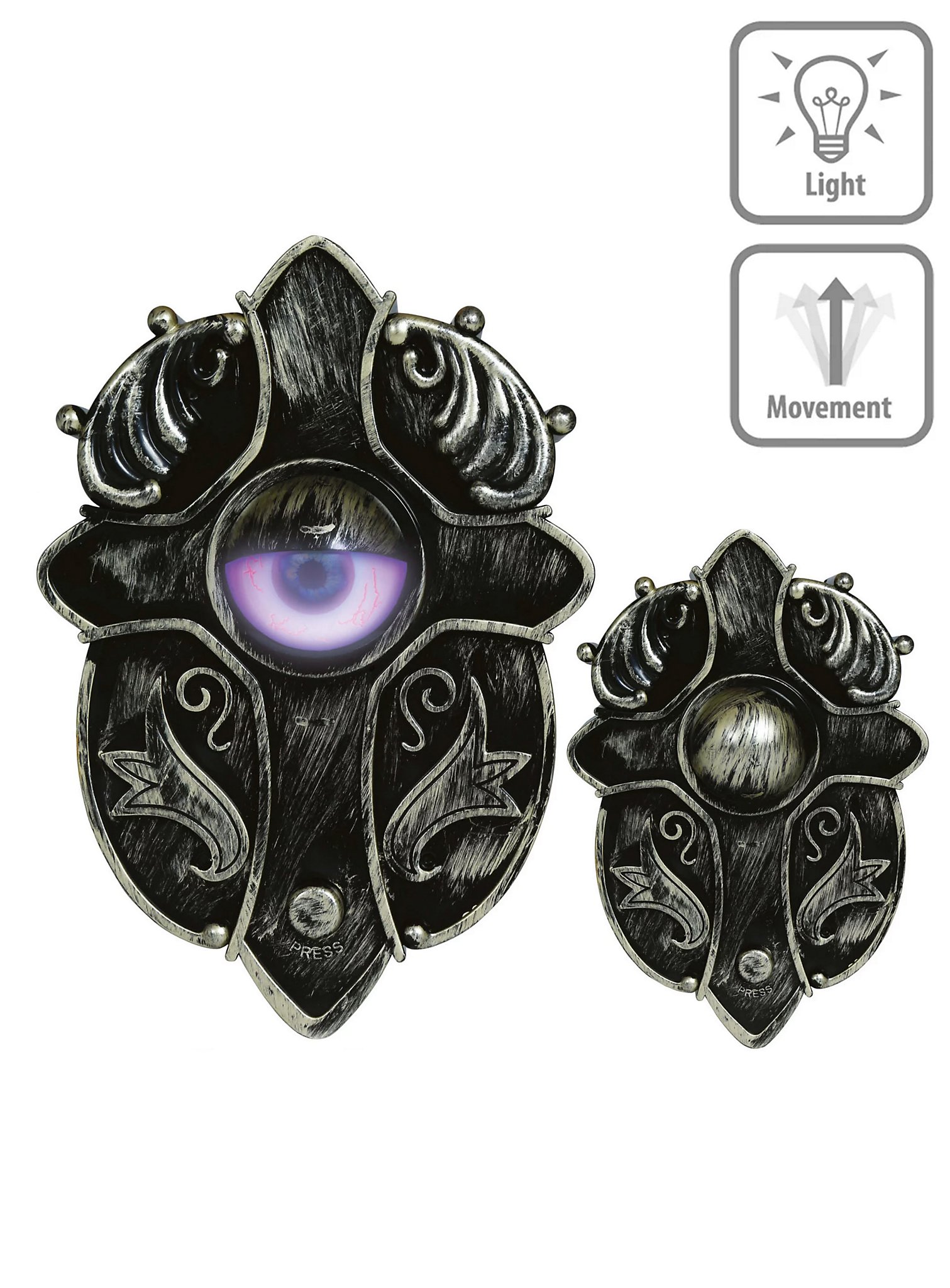 Magischer Türspion – Halloweendeko | Halloween Deko | Farbe: Schwarz