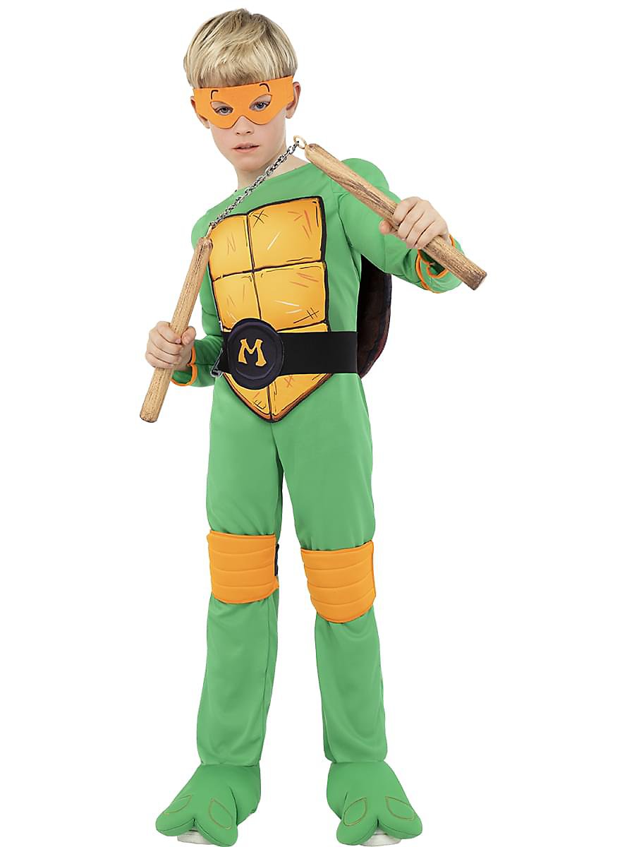 Teenage Mutant Ninja Turtles - Costume da Michelangelo per bambini