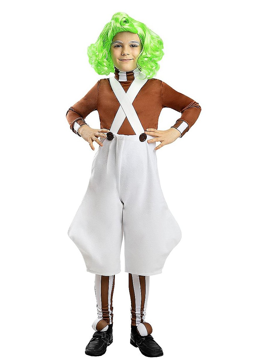Charlie und die Schokoladenfabrik – Oompa Loompa Kostüm für Kinder