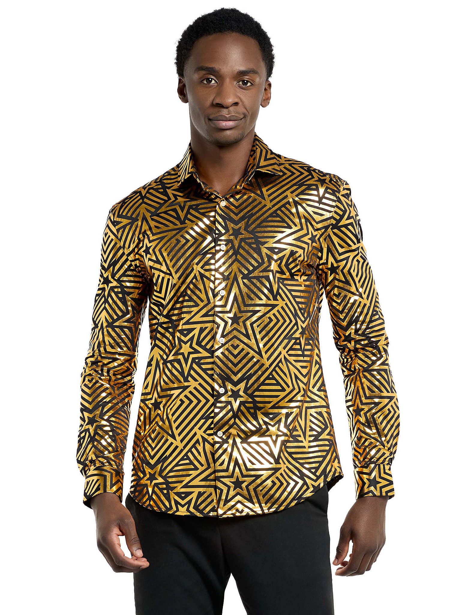 Camicia OppoSuits Golden Geo Star