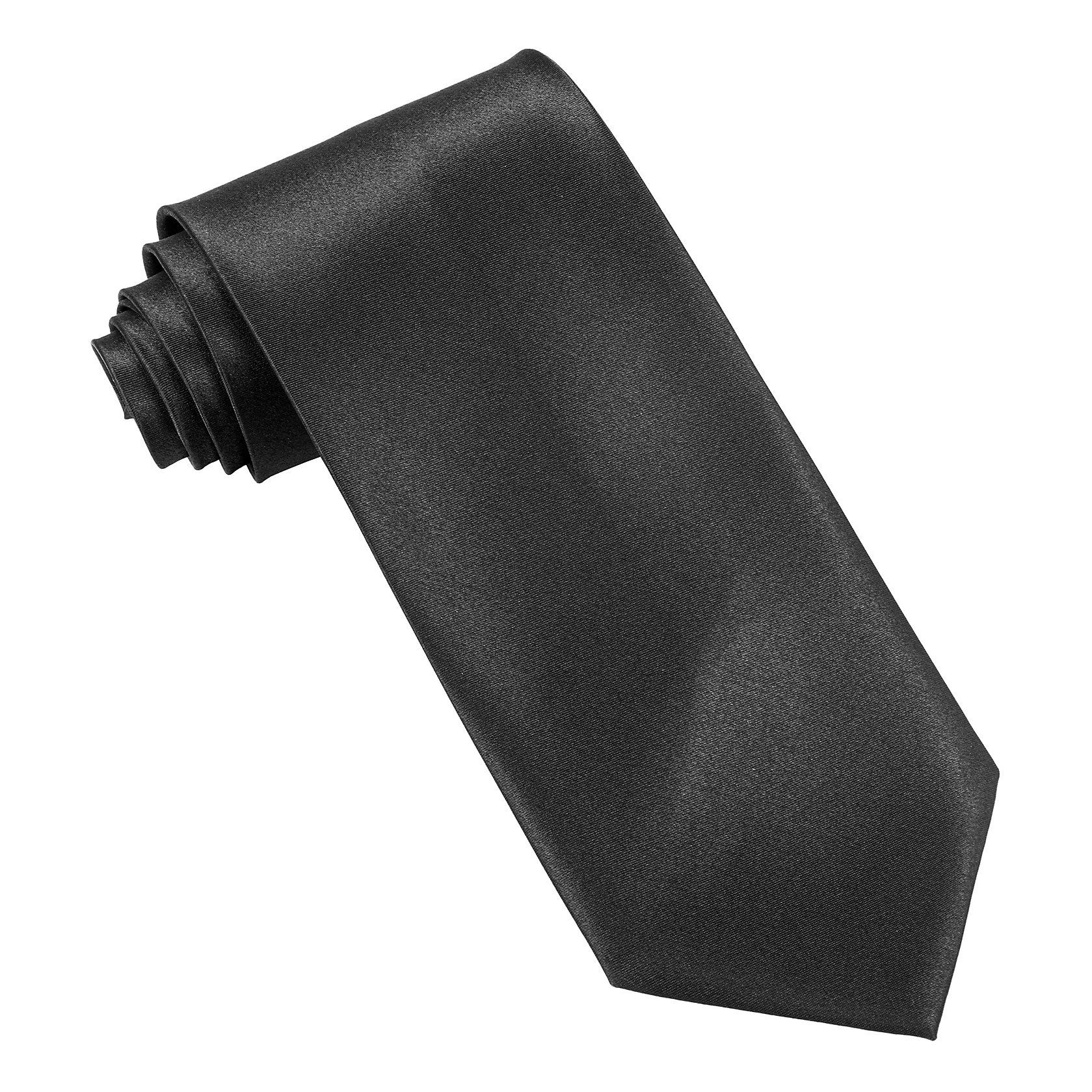 Corbata Negra De Satén