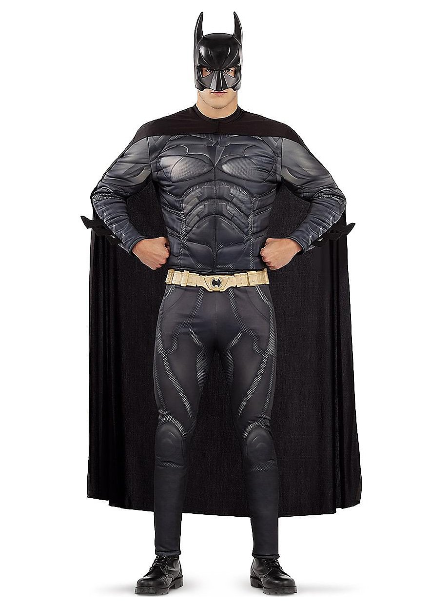 Il Cavaliere Oscuro - Costume da Batman con mantello XL