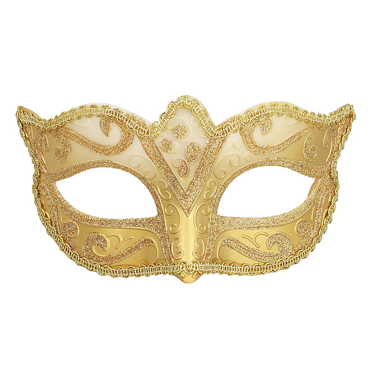 Venezianische Kunststoffmaske gold