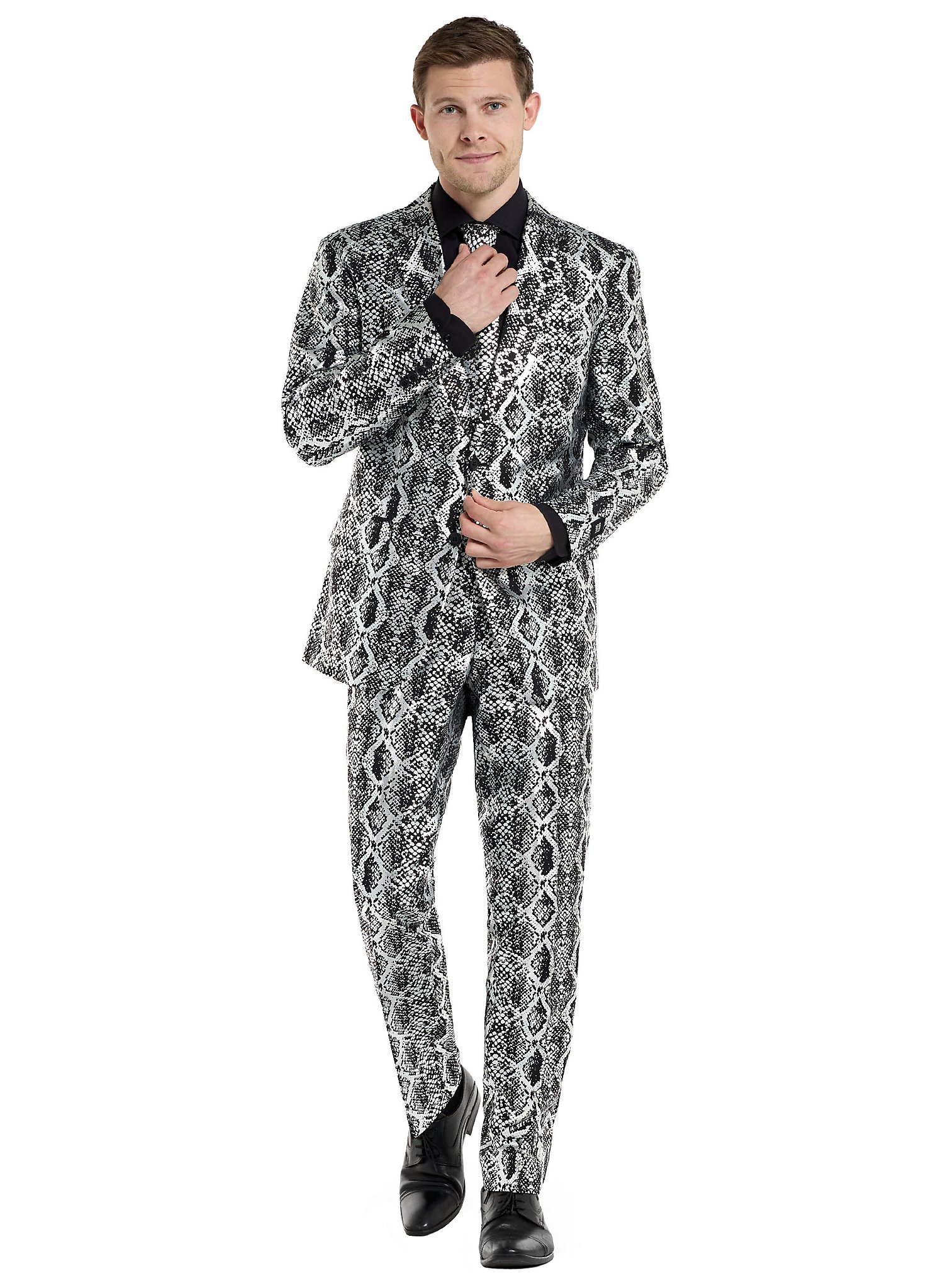 OppoSuits Silver Snakes Anzug