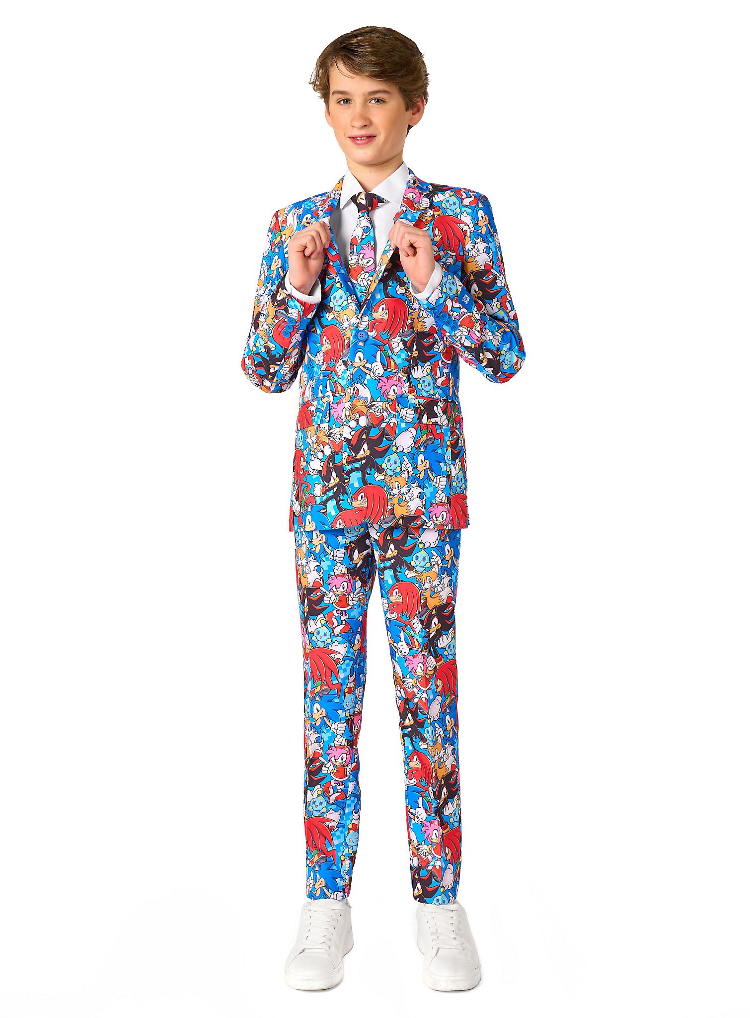 OppoSuits Tuta per adolescenti di Sonic the Hedgehog