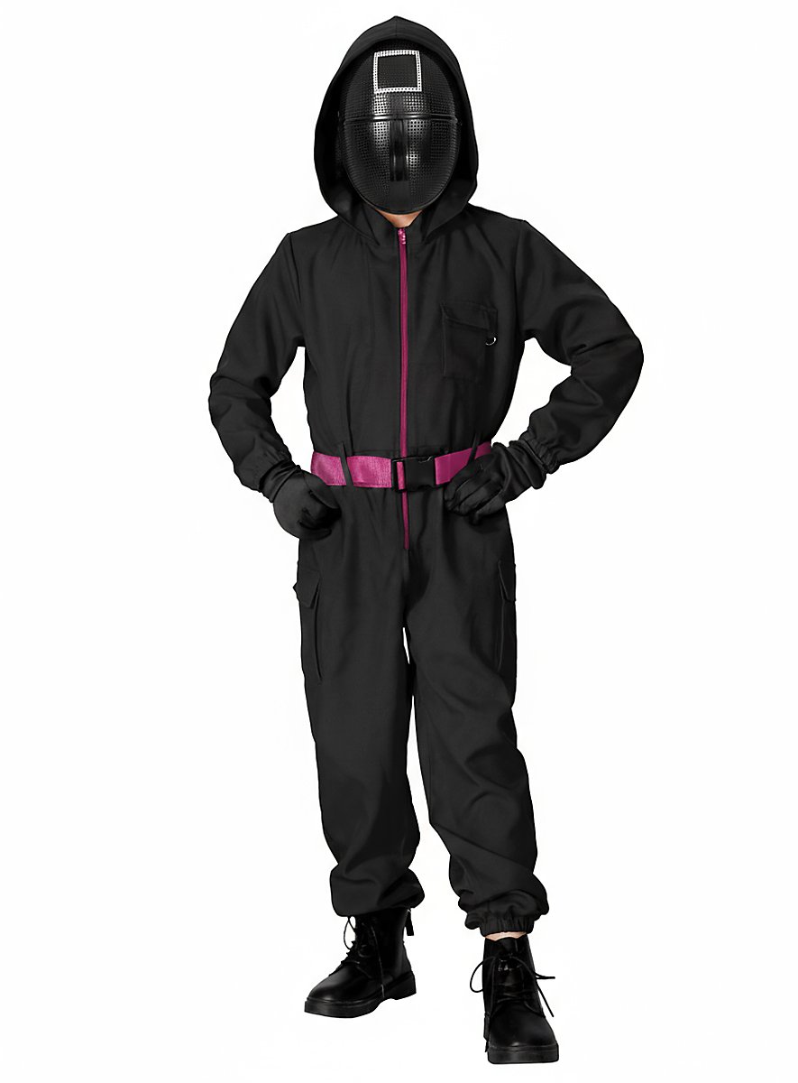 Squid Game Offizier Faschingskostüm Kinder Karneval