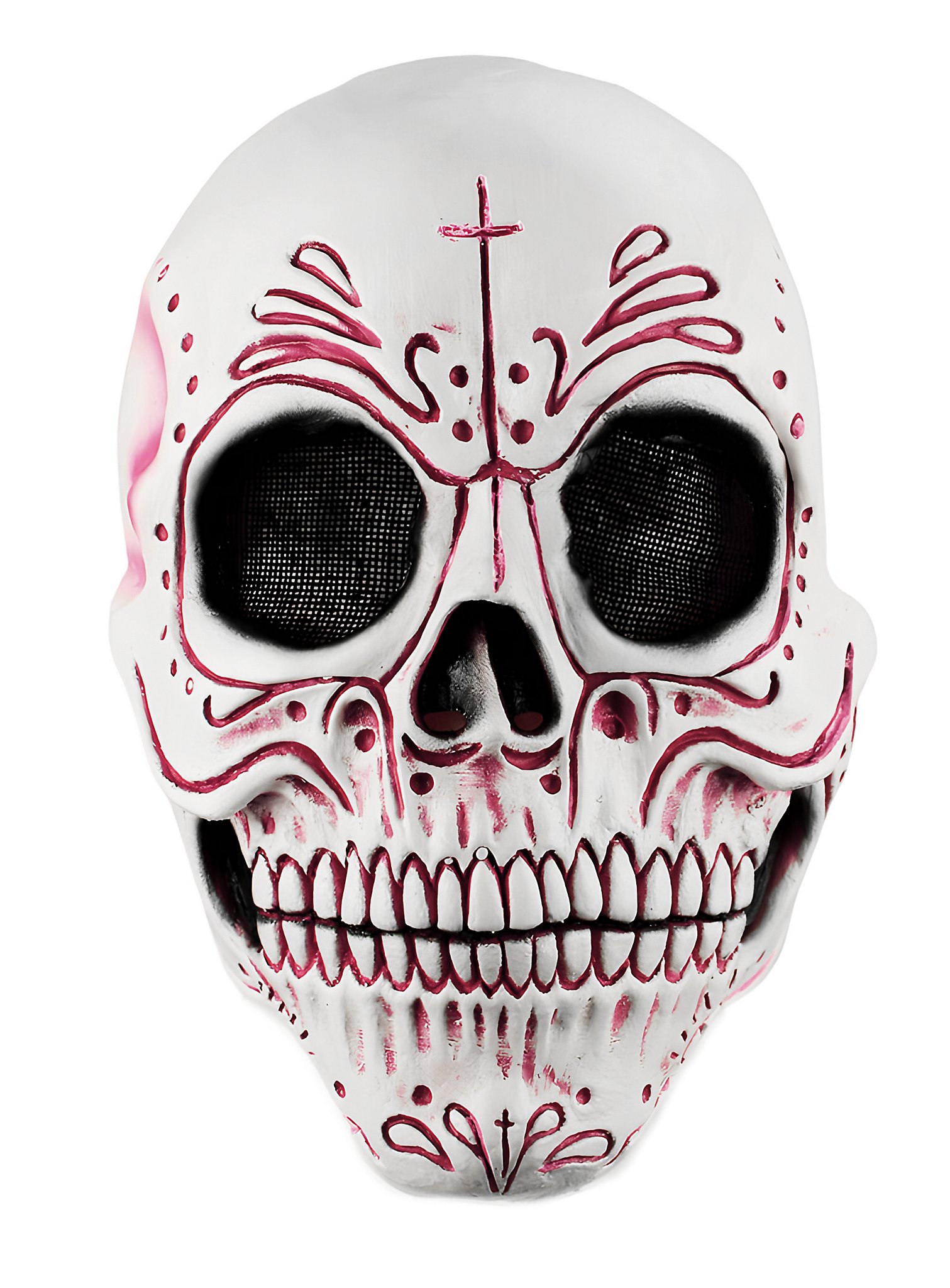 Catrina schedel masker roze