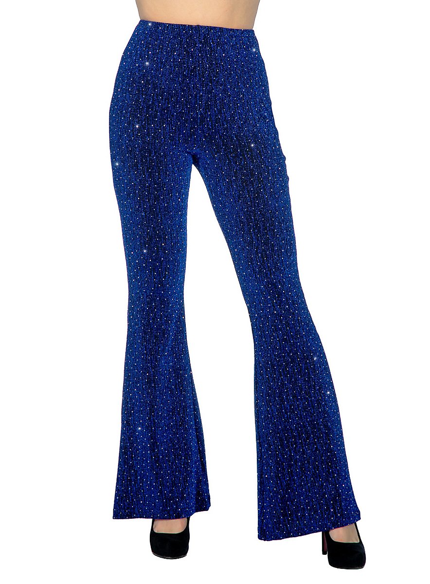 Leggings disco para mujer, azul