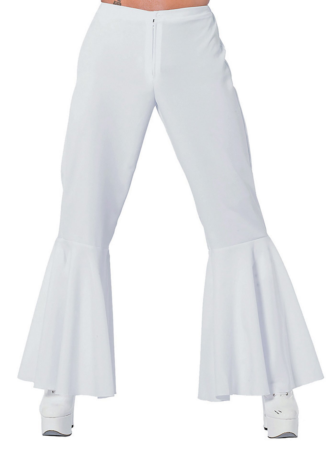 Pantalon disco pour homme blanc