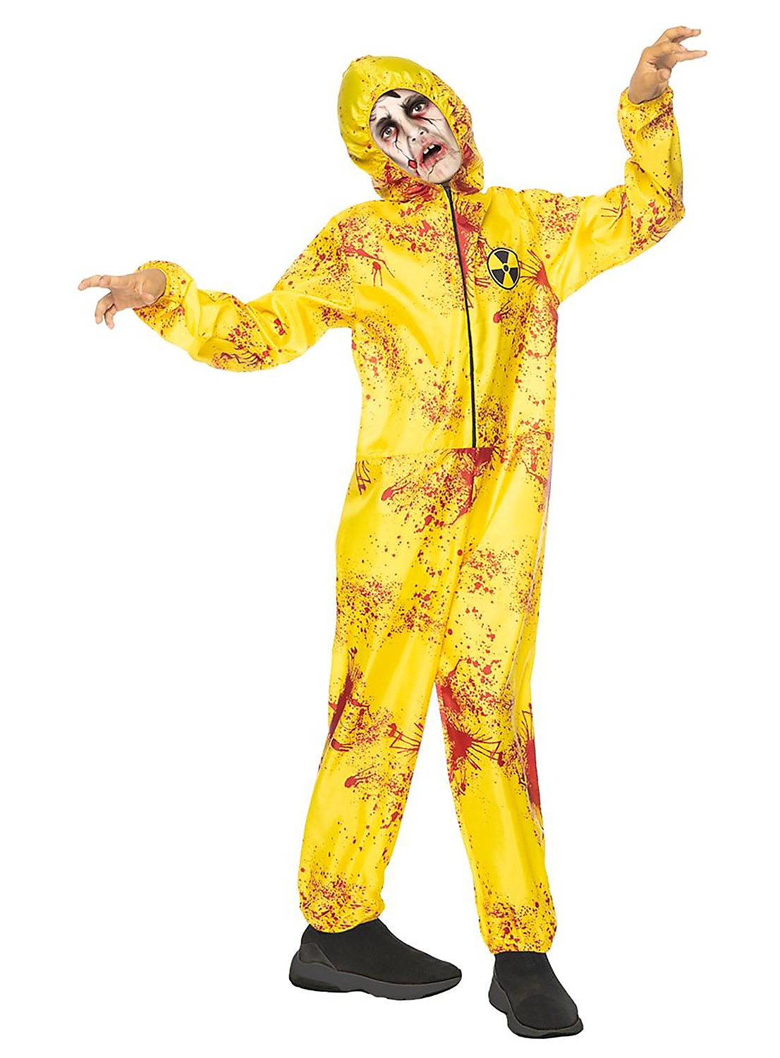 Radioaktiver Zombie Kostüm für Kinder