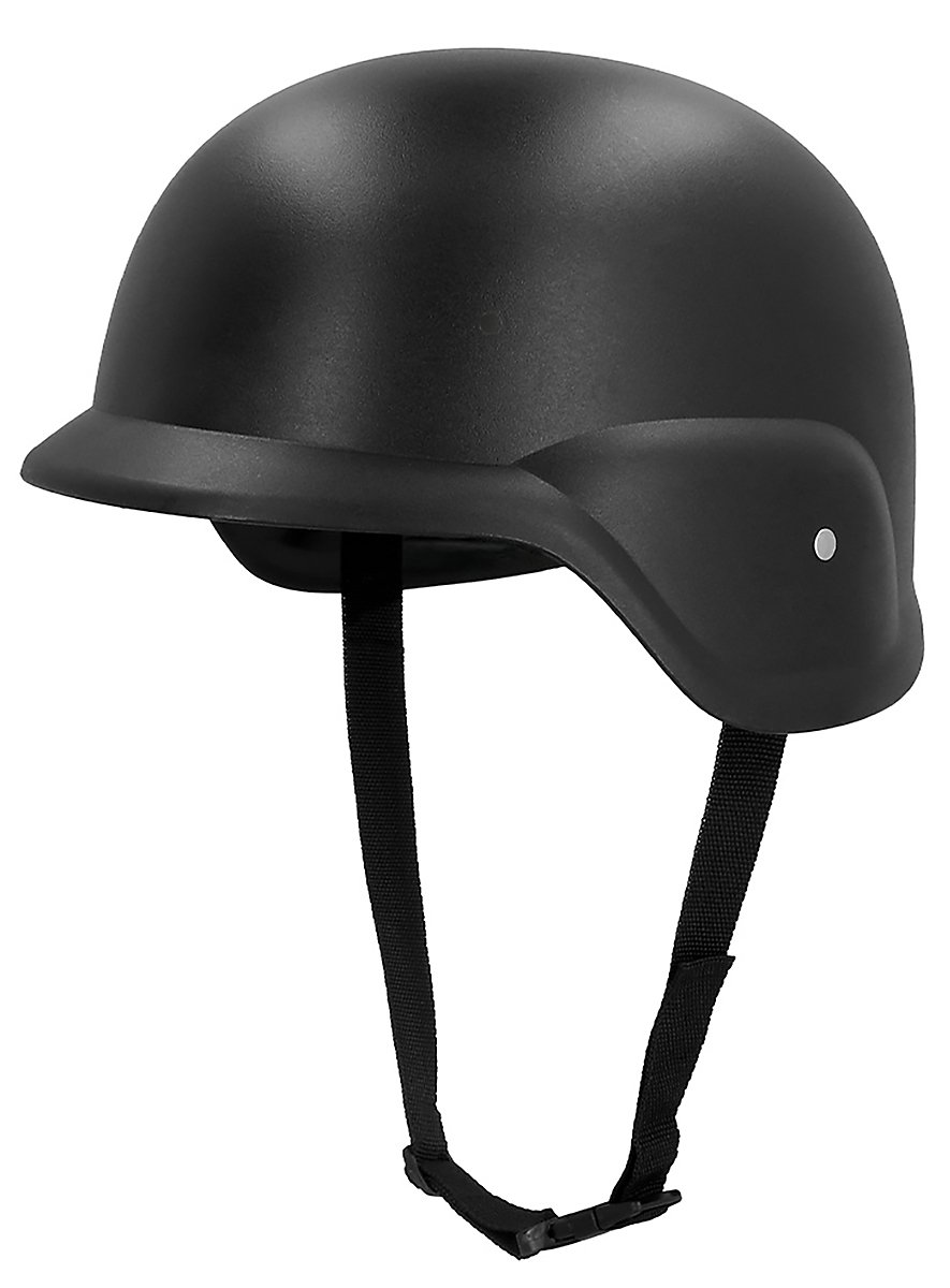 Casco operativo della polizia nero