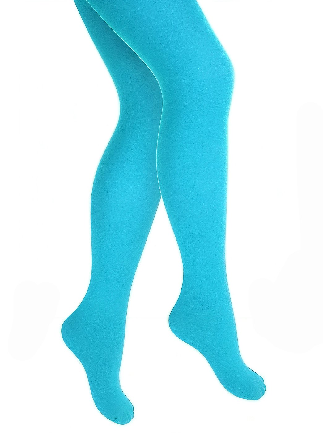 Collants opaques pour enfants turquoise