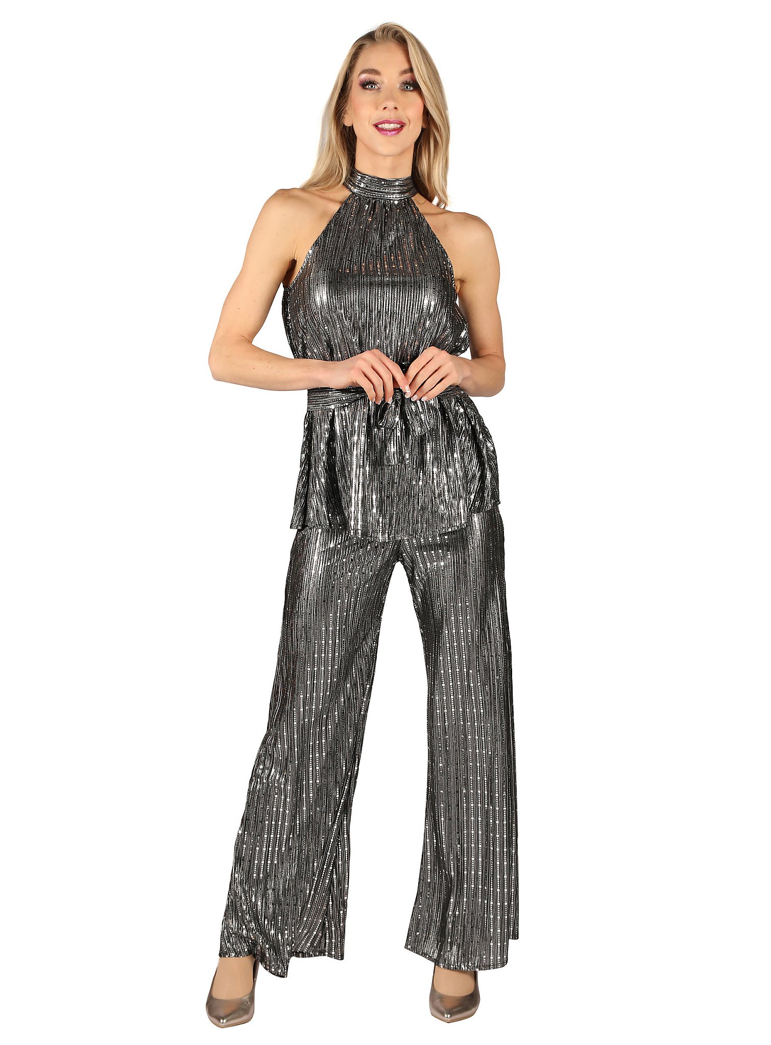 Disco Diva Dress plata