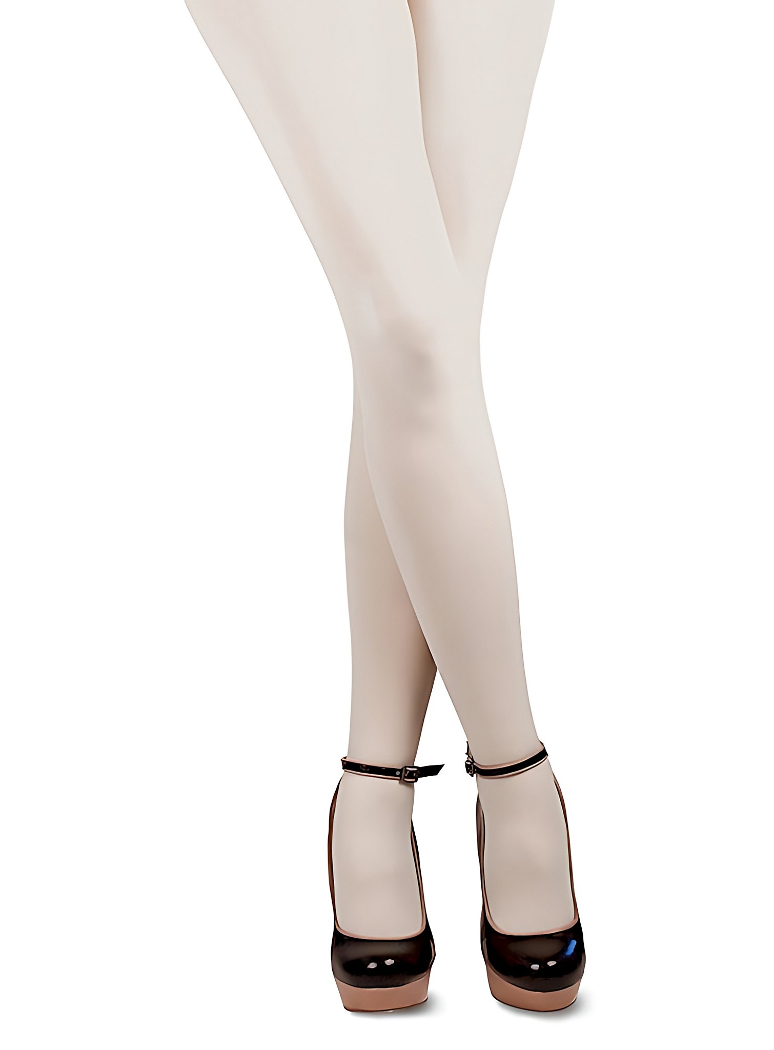 Opaque White Tights