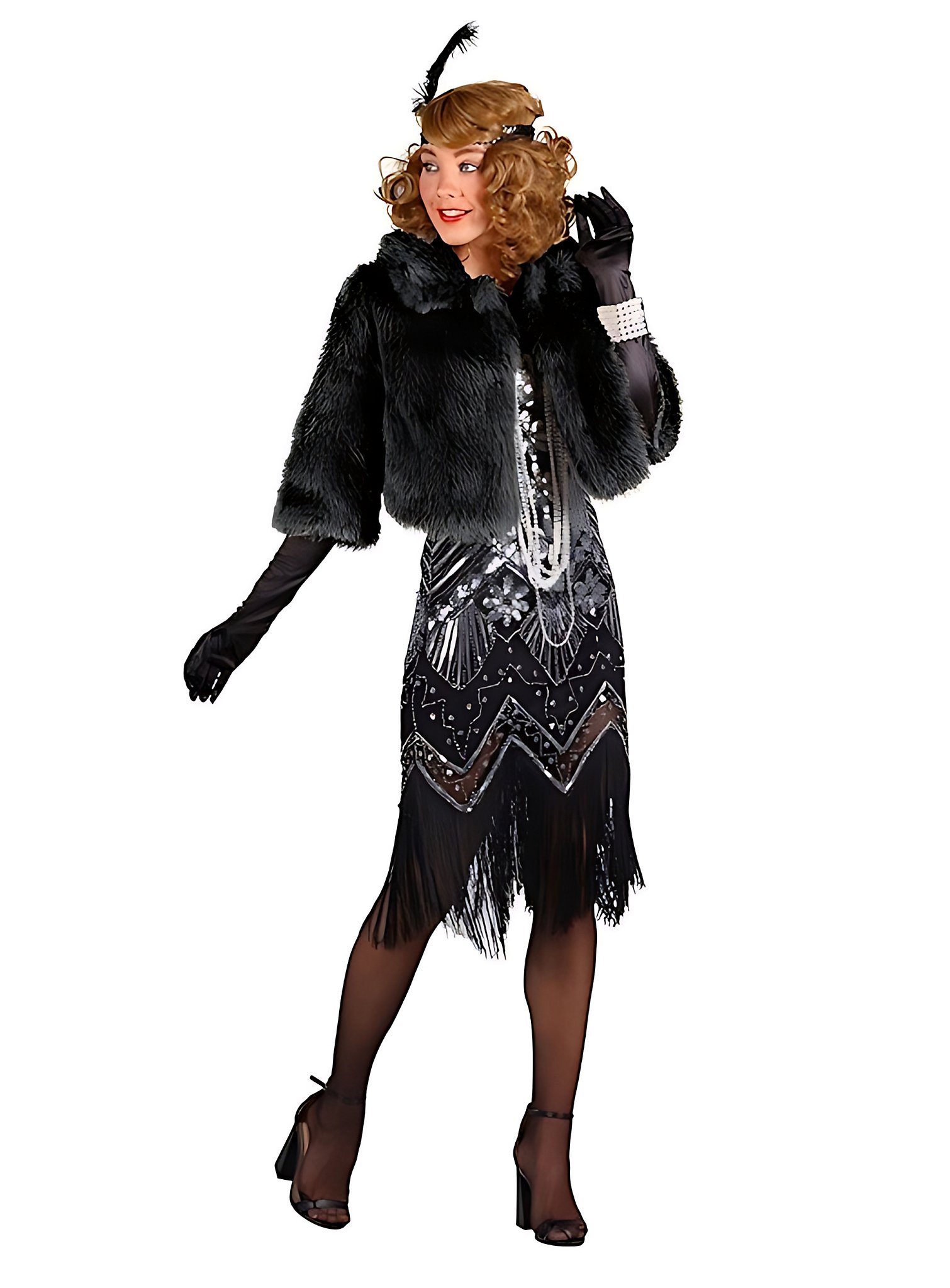 Bolero van imitatiebont jaren 20