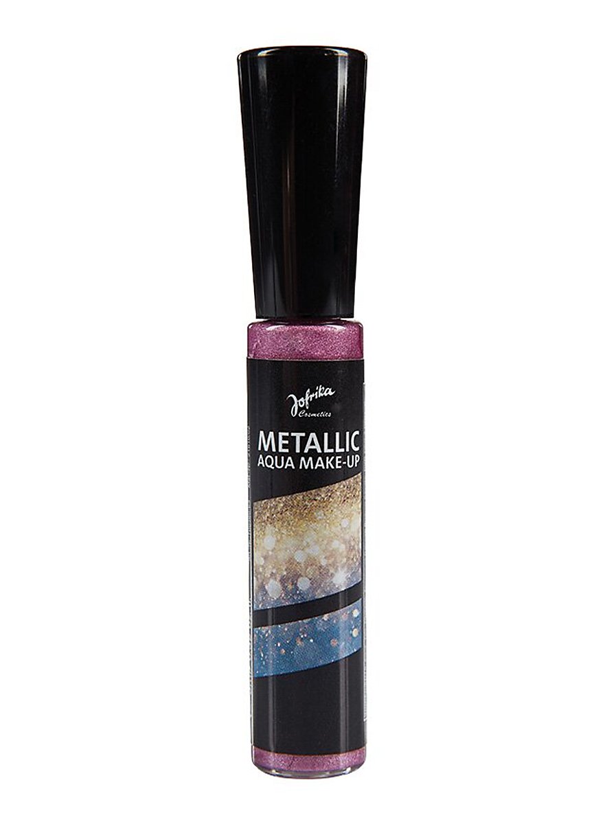 Metallisches Glitzer-Make-up lila