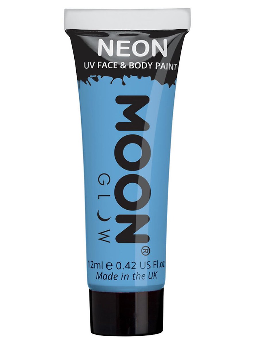 Moon Glow – Tube de maquillage UV néon intense bleu