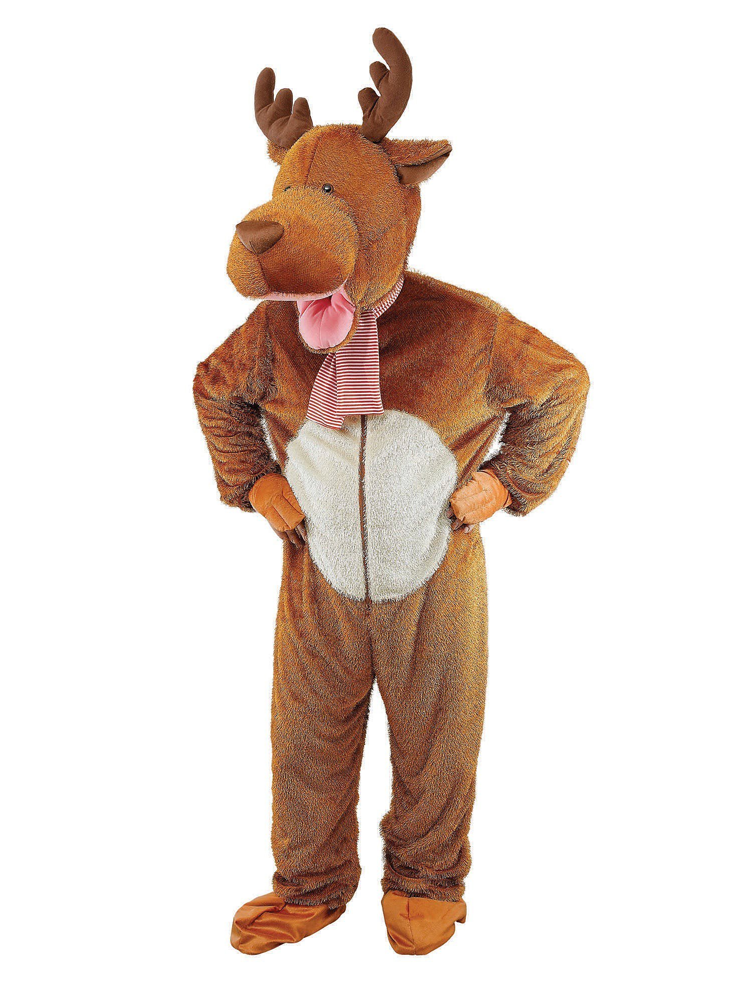 Reindeer Plush Jumpsuit Costume