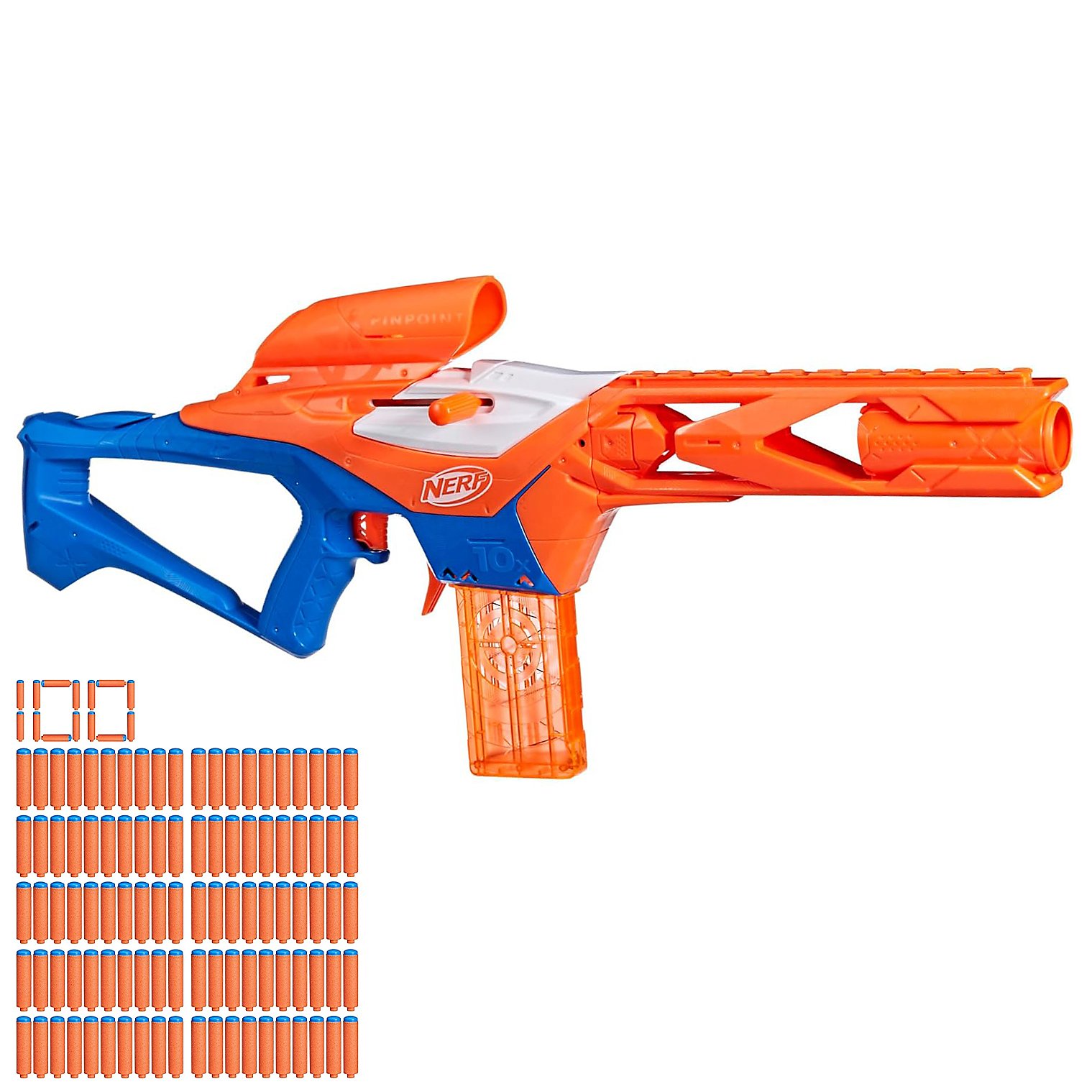 Nerf N Series Pinpoint F8621 + Pacchetto Ricarica 100 Dardi N1 Bundle