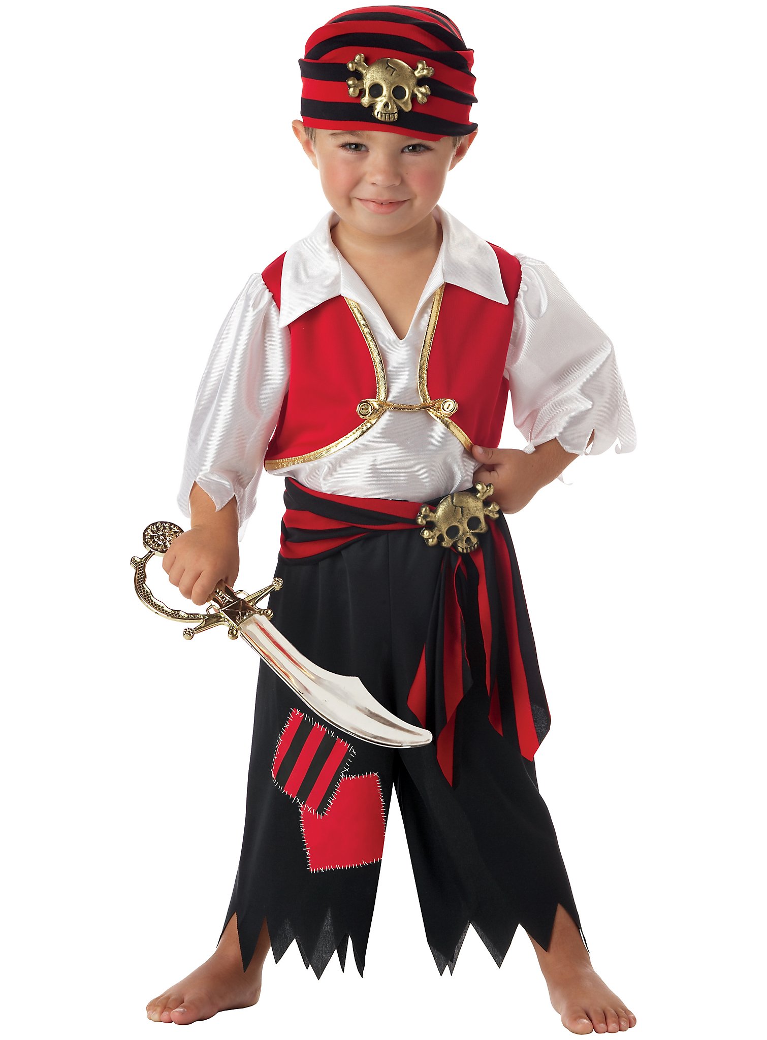 Small Caribbean Pirate Costume for Kids